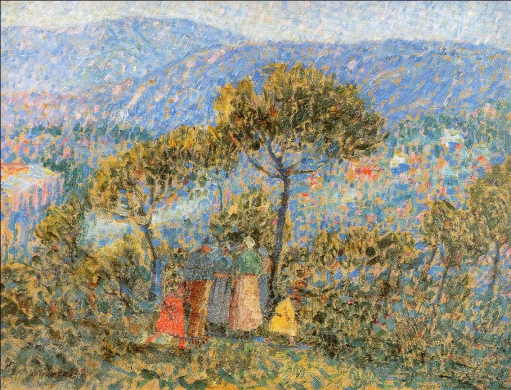 Paesaggio con figure